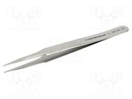 Tweezers; 120mm; SMD; Type of tweezers: straight 