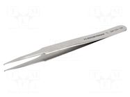 Tweezers; 120mm; SMD; Type of tweezers: straight LINDSTRÖM