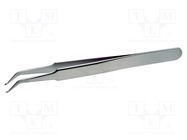 Tweezers; 120mm; Blades: curved; SMD 