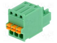 Pluggable terminal block; 2.5mm; ways: 3; straight; plug; female PHOENIX CONTACT