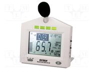 Meter: sound level; LCD; Sound level: 30÷130dB; 0.0315÷8kHz; 285g EXTECH