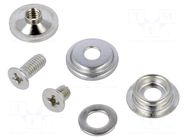 Universal press stud; ESD; Application: designed for ESD mats STATICTEC