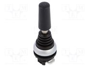 Switch: joystick; 22mm; Stabl.pos: 1; black; none; IP66; RMQ-Titan 