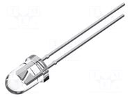 LED; green; 5mm; blinking; 7000÷8400mcd; 3÷5VDC; 20mA; Front: convex OPTOSUPPLY