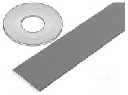 Wire: ribbon; 1.27mm; stranded; Cu; unshielded; PVC; grey; 30.5m CONNFLY