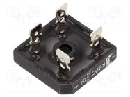 Bridge rectifier: single-phase; Urmax: 400V; If: 10/15/25A; square DIOTEC SEMICONDUCTOR