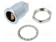 Connector: circular; 1S; socket; male/female; PIN: 3(2+1); 10A; IP50 LEMO