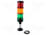 Signaller: signalling column; LED; red/orange/green; 24VDC; 24VAC 