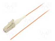 Optic fiber pigtail; OM2; LC/UPC; 2m; Optical fiber: 50/125um QOLTEC