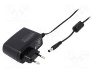 Power supply: switching; mains,plug-in; 12VDC; 1.25A; 15W; Plug: EU MOSO