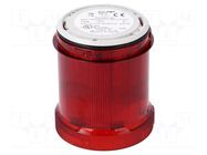 Module: light signaller; red; LED; 24VDC; 24VAC; IP66; Ø63x76mm AUER SIGNAL