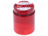Module: light signaller; red; LED; 24VDC; IP65; Ø50x69mm; -30÷60°C AUER SIGNAL