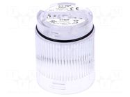 Module: light signaller; transparent; LED; 24VDC; IP65; Ø50x69mm AUER SIGNAL