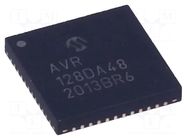 IC: AVR microcontroller; VQFN48; 1.8÷5.5VDC; Cmp: 3; AVR128; AVR-DA MICROCHIP TECHNOLOGY