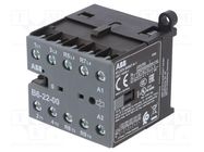 Contactor: 4-pole; NC x2 + NO x2; 48VAC; 6A; B6; screw terminals ABB