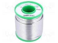 Tin; lead free; Sn99,3Cu0,7; 3mm; 1000g; reel; 227°C; 3%; Flux: SW32 CYNEL