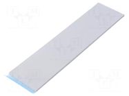 Tape: heat transfer; W: 50mm; L: 0.2m; Thk: 3mm; 1W/mK; silicone IPT