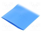 Heat shrink sleeve; thin walled; 3: 1; 40mm; L: 30m; blue; -55÷135°C 