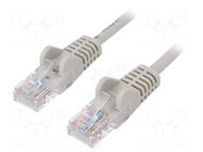 Patch cord; RJ45 plug,both sides; U/UTP; 6; stranded; CCA; PVC Goobay