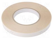 Tape: fixing; W: 15mm; L: 50m; Thk: 0.17mm; -20÷70°C 