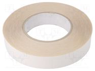 Tape: fixing; W: 25mm; L: 50m; Thk: 0.17mm; -20÷70°C 