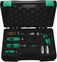 7443/61/9 Assembly set for tyre pressure control systems, 1 x 7461x1.2x1.2-3.0; 1 x 7443x4.0-8.8; 1 x TX 10x1.4; 1 x 1/4"x25; 1 x 11.0x50.0; 1 x 12.0x50.0; 1 x TX 15x50; 1 x TX 20x50; 1 x 32x70, Wera