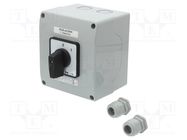 Switch: cam switch; Stabl.pos: 2; 100A; 0-1; flush mounting; Pos: 2 SPAMEL