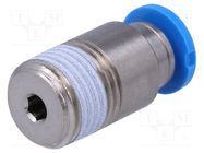 Push-in fitting; straight; -0.95÷6bar; Gasket: NBR caoutchouc; QS FESTO