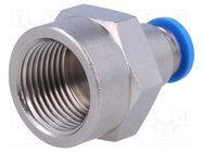 Push-in fitting; straight; -0.95÷6bar; Gasket: NBR caoutchouc; QS FESTO