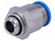 Push-in fitting; straight; -0.95÷6bar; Gasket: NBR caoutchouc; QS FESTO