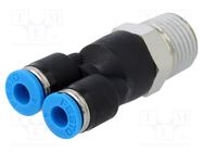 Push-in fitting; straight,Y-Yap spliYYer; -0.95÷6bar; PBT; QS FESTO