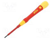 Screwdriver; insulated,precision; slot; SL 2; Blade length: 50mm 