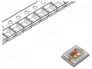 Power LED; RAGB; quadcolour,EMITER; 120°; 700mA; 15W; SMD ProLight Opto