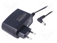 Power supply: switching; mains,plug-in; 12VDC; 1.25A; 15W; Plug: EU MOSO