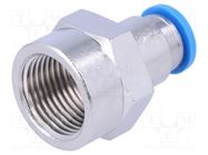 Push-in fitting; straight; -0.95÷6bar; Gasket: NBR caoutchouc; QS FESTO