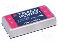 Converter: DC/DC; 15W; Uin: 18÷36V; Uout: 15VDC; Uout2: -15VDC; 2"x1" TRACO POWER