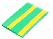 Heat shrink sleeve; thin walled; 3: 1; 40mm; L: 30m; yellow-green HELLERMANNTYTON