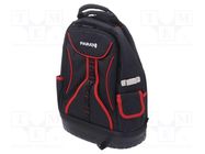 Backpack; Kind of container: tool case; black-red PARAT