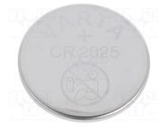 Battery: lithium; CR2025,coin; 3V; 157mAh; non-rechargeable VARTA MICROBATTERY