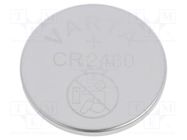 Battery: lithium; CR2430,coin; 3V; 280mAh; non-rechargeable VARTA MICROBATTERY