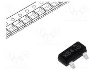 Transistor: P-MOSFET; unipolar; -50V; -0.13A; Idm: -1.2A; 0.3W DIODES INCORPORATED