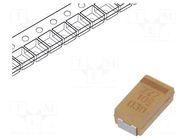 Capacitor: tantalum; 220uF; 10VDC; SMD; C; 2312; ±10%; -55÷125°C KEMET