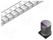 Capacitor: polymer; 10uF; 20VDC; SVP; SMD; ±20%; -55÷105°C; Ø5x5.9mm PANASONIC