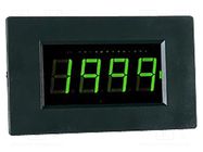 Voltmeter; digital,mounting; 0÷199.9mV; on panel; snap fastener PEAKTECH