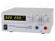 Power supply: laboratory; single-channel,adjustable; 1÷32VDC PEAKTECH