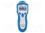 Tachometer; LCD; 5 digits; 2÷99999rpm; 0.05%; Resol: 0,1rpm PEAKTECH