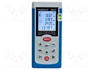 Distance meter; LCD; 0.05÷80m; Meas.accur: ±2mm; 130g; Meter: laser PEAKTECH