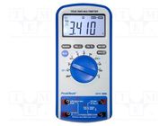 Digital multimeter; LCD; 3,83 digit (6000); True RMS PEAKTECH