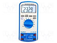 Digital multimeter; LCD; 3,83 digit (6000); True RMS PEAKTECH