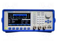 Generator: arbitrary, function; LCD TFT 4,3"; Ch: 2; 1Mpts; 0÷40°C PEAKTECH